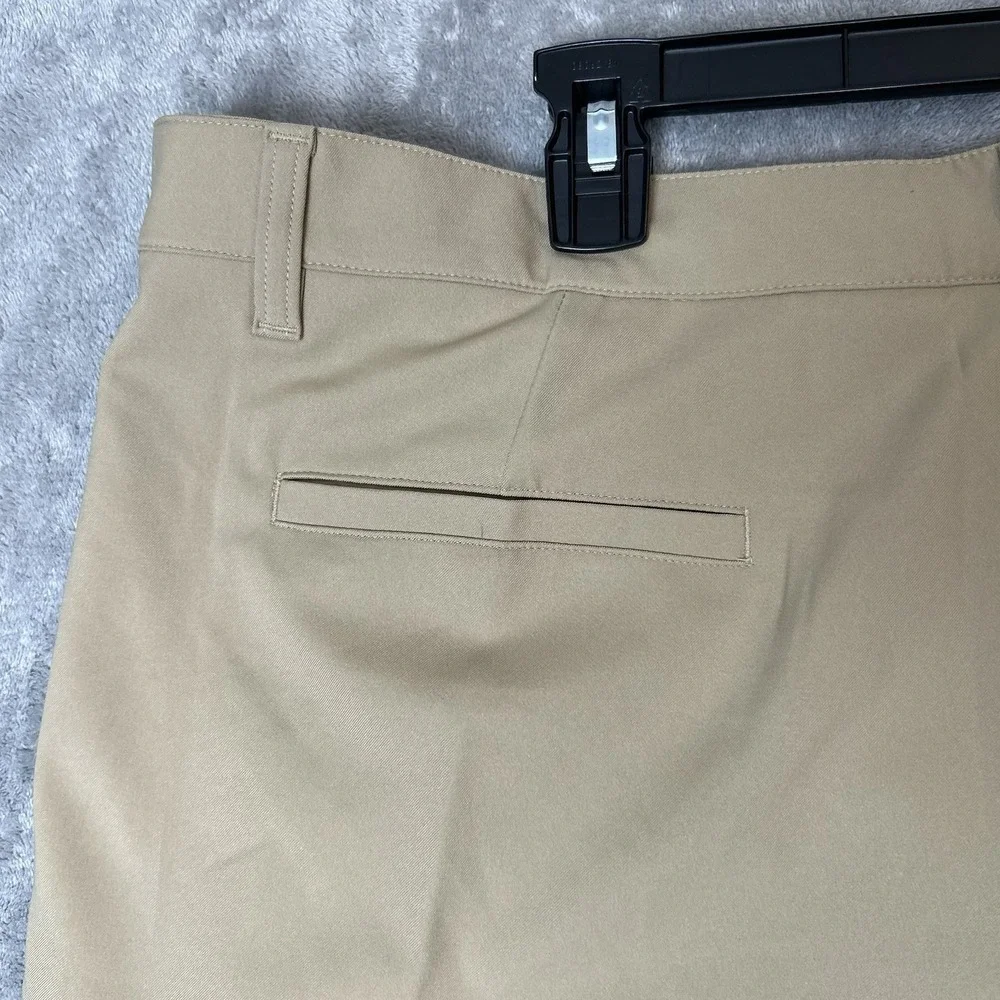 Adidas ADI Advantage Golf Shorts Brown Chino Performance Shorts Mens Size 40 NWT